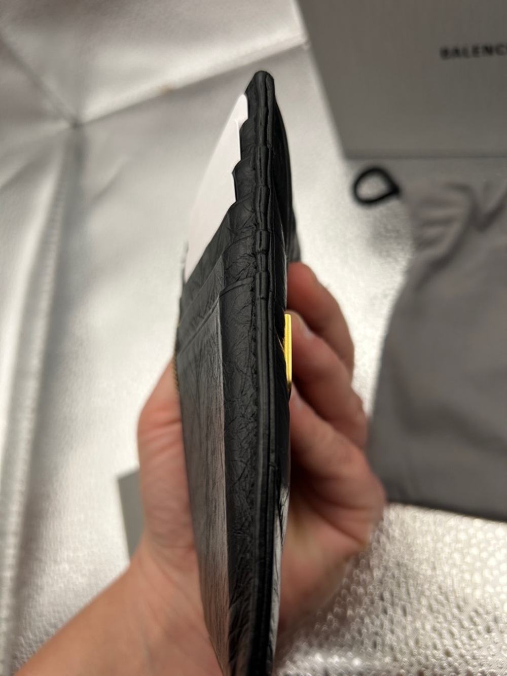 Balenciaga Crush Long Coin And Card Holder Quilted - Picture 7 of 10